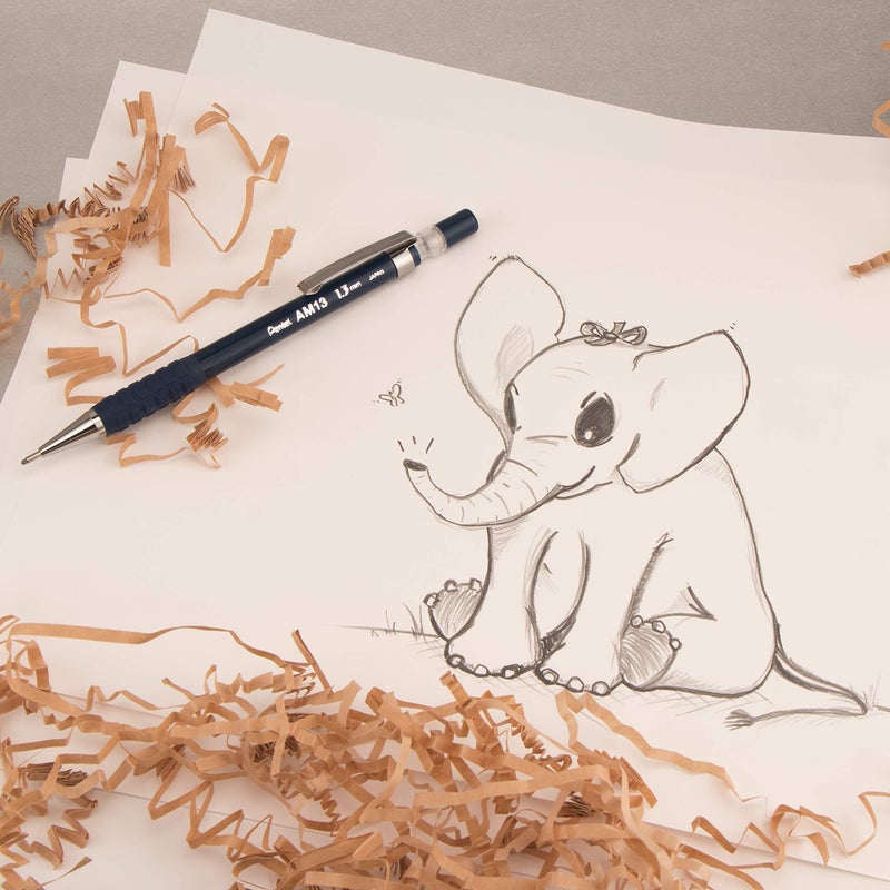 PentelCH13BPHB2 Super Hi-Polymer Lead Refill (1.3mm) HB, 8Pcs/Tube, 2Pk - Image 4